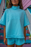 Rolled Neck Tee