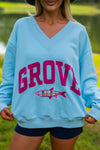 V Neck Sweatshirt