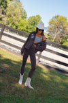 Double Zip Up Sweatshirt