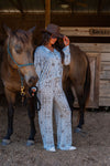 Loose Button Up Pajama Top