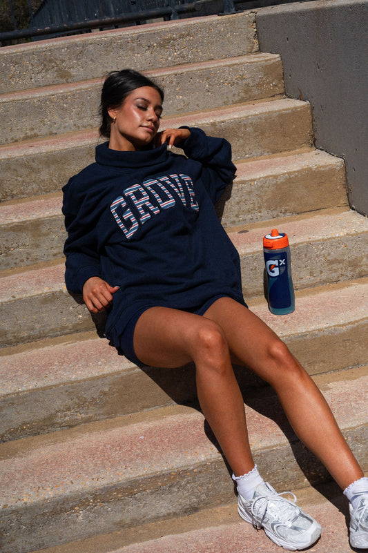 Rolled Neck Sweatshirt