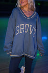 V Neck Sweatshirt