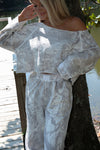 Off Shoulder Sweatshirt