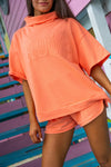 Rolled Neck Tee
