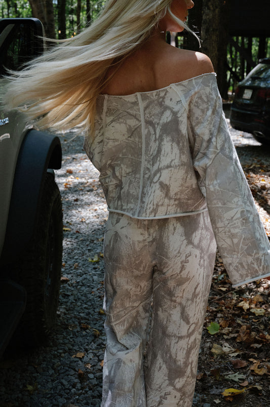 Off Shoulder Sweatshirt