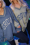 V Neck Sweatshirt