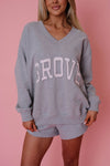 V Neck Sweatshirt