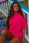 Rolled Neck Tee