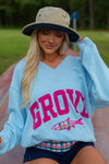 V Neck Sweatshirt