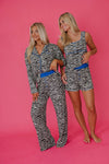 Loose Button Up Pajama Top