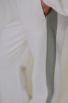 Colorblock Wide Leg Sweatpant