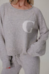Rolled Neck Knit Sweater