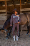 Double Zip Up Sweatshirt