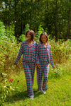 Loose Button Up Pajama Top