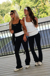 Foldover Flare Pant