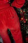 Velour Wide Leg Pant