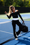 Foldover Flare Pant