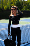 Long Sleeve Halter Top