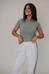 Ribbed Baby Tee