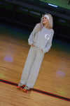 Wide Leg Knit Pants