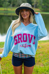 V Neck Sweatshirt
