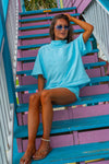 Rolled Neck Tee