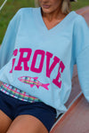 V Neck Sweatshirt
