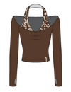Long Sleeve Halter Top