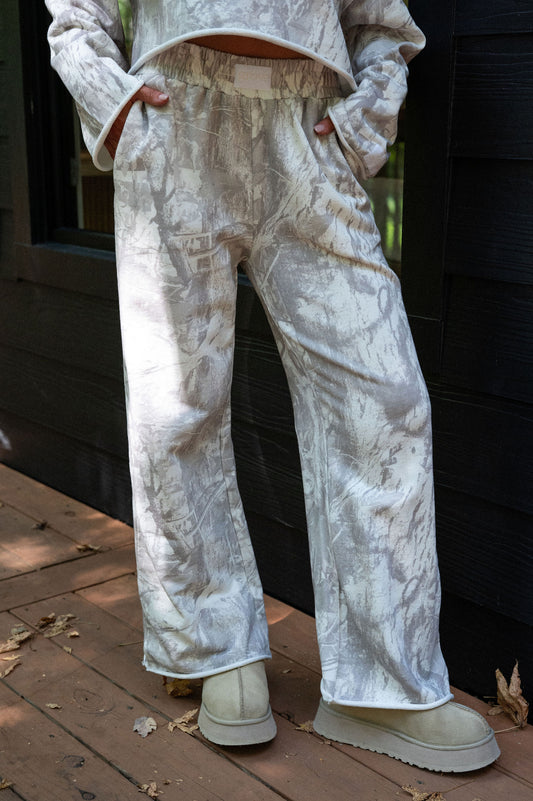 Wide Leg Patch Sweatpant