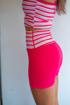 Patch Biker Short