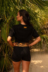 Patch Biker Short