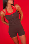 Layered Biker Short
