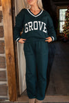 V Neck Sweatshirt