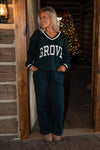 V Neck Sweatshirt