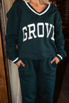 V Neck Sweatshirt