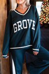 V Neck Sweatshirt