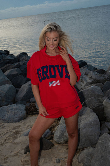 Rolled Neck Tee