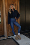 Sherpa Crop Zip Up