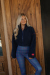 Sherpa Crop Zip Up