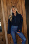 Sherpa Crop Zip Up