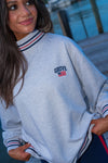 Mock Neck Sweatshirt
