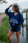 V Neck Sweatshirt