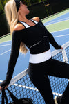 Long Sleeve Halter Top