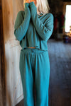 Waffle Henley Pajama Top