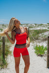 Patch Biker Short