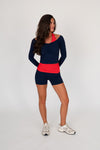 Long Sleeve Halter Top