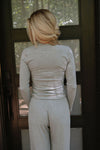 Fitted Henley Pajama Top