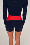 Foldover Biker Short