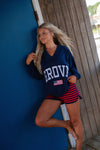 V Neck Sweatshirt