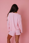 Loose Button Up Pajama Top
